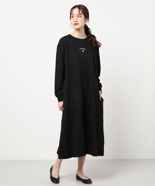 KANGOL（カンゴール）の「KANGOL カンゴール マキシ丈ワンピース（ワンピース・レディース・ホワイト/ブラック/ベージュ・M/L）」の19枚目の写真