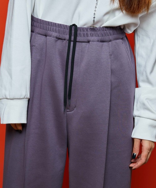 MAISON SPECIAL(メゾンスペシャル)の「【WEB限定】《ユニセックスアイテム》シルエットダンボールプライムワイドパンツ 【MAISON SPECIAL/メゾンスペシャル】(スウェットパンツ・メンズ・ブラック/パープル・0/1/2)」の10枚目の写真