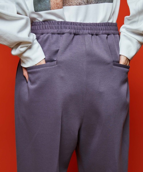 MAISON SPECIAL(メゾンスペシャル)の「【WEB限定】《ユニセックスアイテム》シルエットダンボールプライムワイドパンツ 【MAISON SPECIAL/メゾンスペシャル】(スウェットパンツ・メンズ・ブラック/パープル・0/1/2)」の12枚目の写真