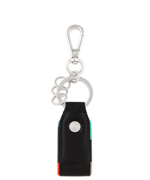 【新品未使用】ポールスミス アーティストストライプトリム　レザー　ベルト Paul Smith （ポールスミス）ストライプレザーベルト - 小物割引
