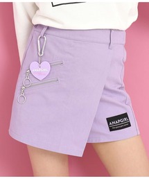 ANAP GｉRL（アナップガール）の「ハートカラビナ付スカパン（スカート・キッズ）」