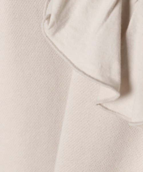 GLOBAL WORK（グローバルワーク）の「【キッズ】フリフリgirlyスウェットワンピース/924332（ワンピース・キッズ・ベージュ/ブラック・100cm/120cm/130cm/140cm/110cm）」の12枚目の写真