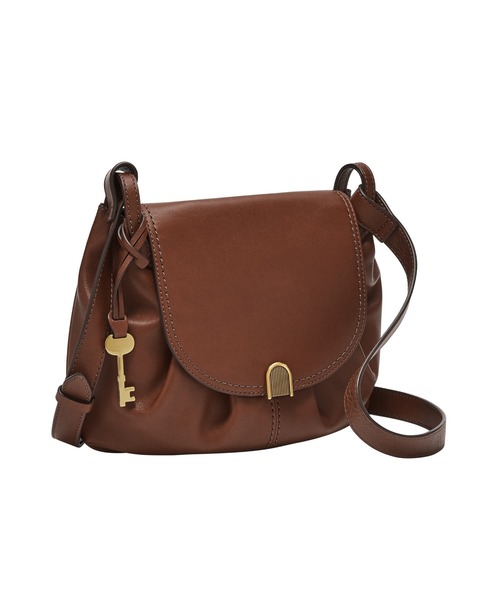 FOSSIL（フォッシル）の「GIGI FLAP CROSSBODY　ZB1496（ショルダーバッグ・レディース・ブラウン/ブラック・FREE）」の2枚目の写真