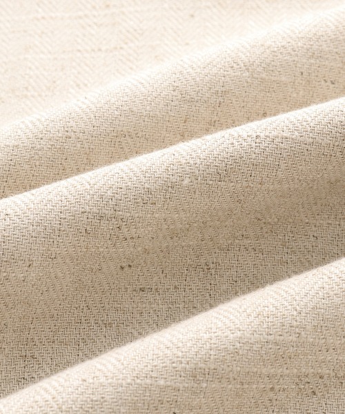 ADAM ET ROPE'（アダムエロペ）の「＜洗える＞【WEB限定】リネンカフタンワンピース（ワンピース・レディース・ブラック/キナリ・FREE）」の6枚目の写真