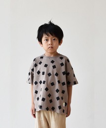 nicohrat（ニコフラート）の「ニコフラート しかくＴシャツ（Tシャツ/カットソー・キッズ）」