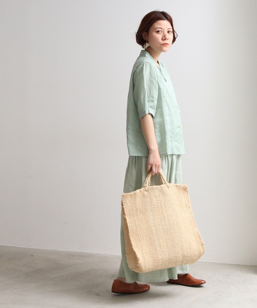 ビュルデサボン　ミントグリーン　長袖ブラウス PINKO ミントグリーン 長袖ブラウス - メルカリ
