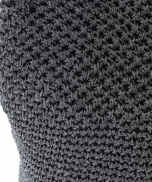 MK MICHEL KLEIN（エムケーミッシェルクラン）の「メタルメッシュ巾着型バッグ（トートバッグ・レディース・ゴールド/チャコールグレー/シルバー・00）」の10枚目の写真