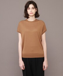 DRESSTERIOR | コットンセルロースフレンチスリーブプルオーバー(ニット/セーター)