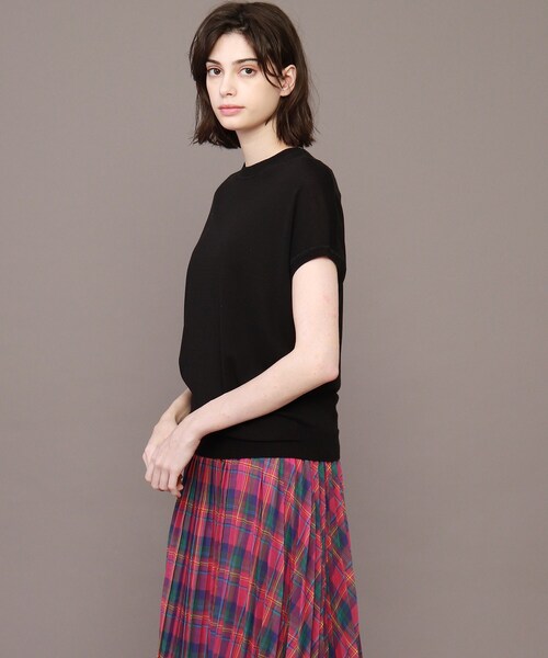 DRESSTERIOR（ドレステリア）の「◆コットンセルロースフレンチスリーブプルオーバー（ニット/セーター・レディース・グレー系/ブラック/ブラウン系その他/レッド系1/パープル系4・38）」の10枚目の写真