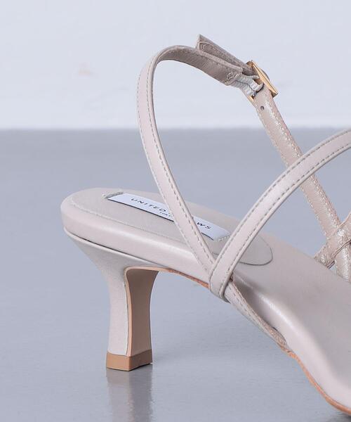 UNITED ARROWS（ユナイテッドアローズ）の「UBCMD 2ストラップ サンダル◆（サンダル・レディース・ブラック/ナチュラル・36/37h/36h/35/37/38/35h）」の7枚目の写真