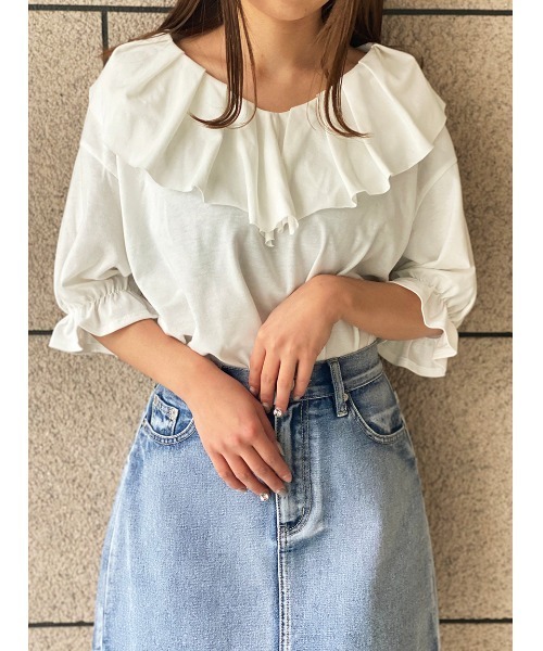 セール Oneway カットフリルトップス Tシャツ カットソー One Way ワンウェイ のファッション通販 Zozotown