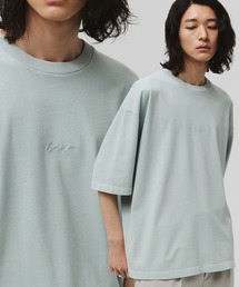 WYM LIDNM | 【WYM LIDNM】EMBROIDERY PIGMENT OVERSIZED T-SHIRT(Tシャツ/カットソー)