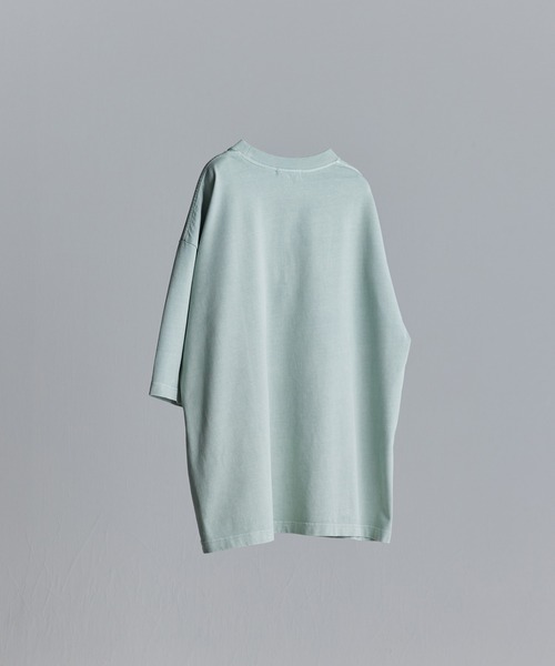 WYM LIDNM(ウィム バイ リドム)の「EMBROIDERY PIGMENT OVERSIZED T-SHIRT(Tシャツ/カットソー・メンズ・ホワイト/ベージュ/グリーン系その他/ブルー系その他・S/M/L)」の18枚目の写真