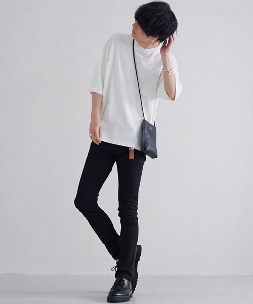 EMBROIDERY PIGMENT OVERSIZED T-SHIRT（Tシャツ/カットソー