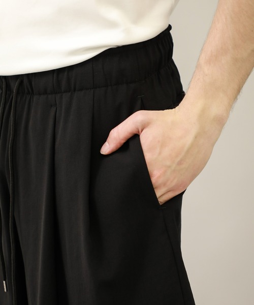 ATTACHMENT（アタッチメント）の「STUDIOUS別注 イージーショーツ（その他パンツ・メンズ・ブラック/ライトグレー/ダークグリーン・1/2/3）」の19枚目の写真