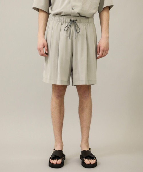 ATTACHMENT（アタッチメント）の「STUDIOUS別注 イージーショーツ（その他パンツ・メンズ・ブラック/ライトグレー/ダークグリーン・1/2/3）」の12枚目の写真