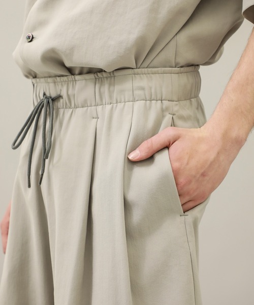 ATTACHMENT（アタッチメント）の「STUDIOUS別注 イージーショーツ（その他パンツ・メンズ・ブラック/ライトグレー/ダークグリーン・1/2/3）」の20枚目の写真