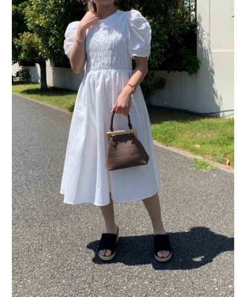 joieve ジョエブ　キャンディーパフスリーブワンピース joieve ジョエブ キャンディーパフスリーブワンピース