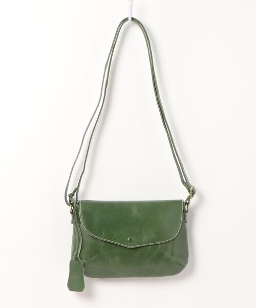 fes(フェス)の「fes/フェス カウレザー ショルダーバッグ(ショルダーバッグ・レディース・レッド/グリーン/ネイビー/ブラウン・FREE)」の3枚目の写真