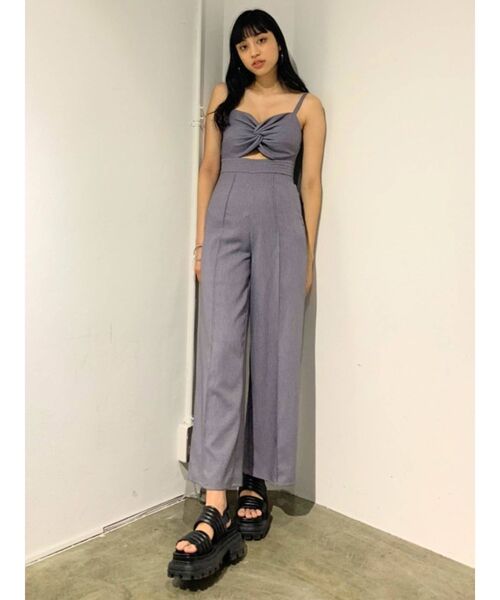 ✩ EMODA オールインワン♡ セール】【WEB限定】ナイロンベアオールインワン（つなぎ
