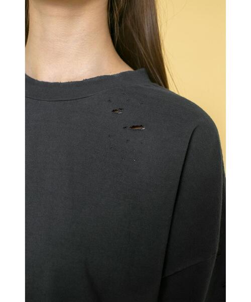 MONKEY TIME（モンキータイム）の「＜monkey time＞ TJK DISTRESSED T/Tシャツ（Tシャツ/カットソー・メンズ・ナチュラル/ブラック・XL/S/M/L）」の6枚目の写真