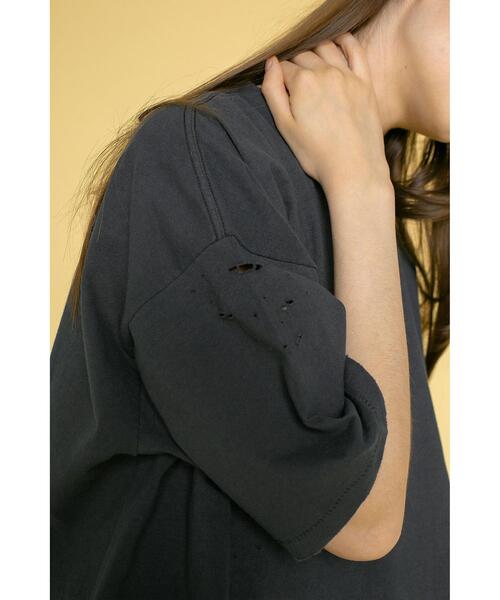 MONKEY TIME（モンキータイム）の「＜monkey time＞ TJK DISTRESSED T/Tシャツ（Tシャツ/カットソー・メンズ・ナチュラル/ブラック・XL/S/M/L）」の16枚目の写真