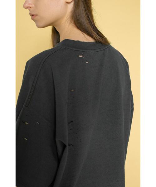 MONKEY TIME（モンキータイム）の「＜monkey time＞ TJK DISTRESSED T/Tシャツ（Tシャツ/カットソー・メンズ・ナチュラル/ブラック・XL/S/M/L）」の14枚目の写真