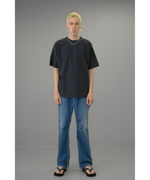 MONKEY TIME（モンキータイム）の「＜monkey time＞ TJK DISTRESSED T/Tシャツ（Tシャツ/カットソー・メンズ・ナチュラル/ブラック・XL/S/M/L）」の10枚目の写真