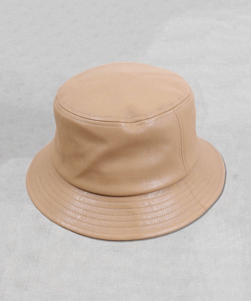 Sense of Grace(センスオブグレース)の「SYNTHETIC LEATHER BUCKET HAT(ハット・メンズ・ブラック/ダークブラウン/ブラウン/アイボリー/ダークブラウン系/ブラック系/アイボリー系/ベージュ・FREE/XL)」の15枚目の写真
