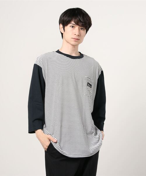 MANASTASH（マナスタッシュ）の「MANASTASH/マナスタッシュ SHELTECH 3/4 PRINT T　シェルティック　7分袖　ユニセックス（Tシャツ/カットソー・メンズ・ホワイト/ブラック系その他/その他・MEDIUM/LARGE/X-LARGE）」の2枚目の写真