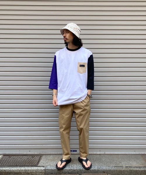 MANASTASH（マナスタッシュ）の「MANASTASH/マナスタッシュ SHELTECH 3/4 PRINT T　シェルティック　7分袖　ユニセックス（Tシャツ/カットソー・メンズ・ホワイト/ブラック系その他/その他・MEDIUM/LARGE/X-LARGE）」の8枚目の写真