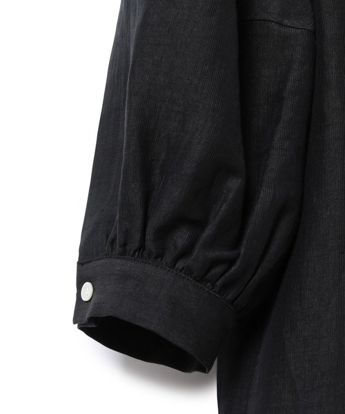 ADAM ET ROPE'(アダムエロペ)の「バルーンショートスリーブブラウス(シャツ/ブラウス・レディース・ブラック/ホワイト/ライトグリーン/ブルー/サックスブルー・FREE)」の7枚目の写真