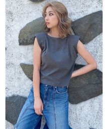 GYDA | SHOULDER PADS タンク(Tシャツ/カットソー)