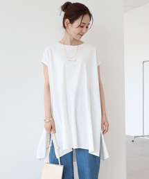 AMERICAN HOLIC | サイドスリットカットフレアチュニック　＊〇(Tシャツ/カットソー)