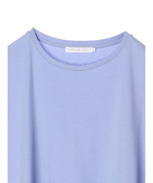 AMERICAN HOLIC（アメリカンホリック）の「サイドスリットカットフレアチュニック　＊〇（Tシャツ/カットソー・レディース・ブルー/オフホワイト/ブラック/ライトイエロー・M/L）」の9枚目の写真