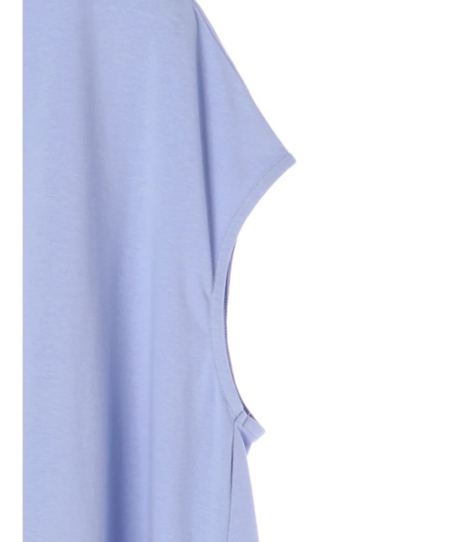 AMERICAN HOLIC（アメリカンホリック）の「サイドスリットカットフレアチュニック　＊〇（Tシャツ/カットソー・レディース・ブルー/オフホワイト/ブラック/ライトイエロー・M/L）」の10枚目の写真