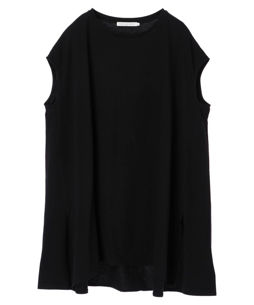 AMERICAN HOLIC（アメリカンホリック）の「サイドスリットカットフレアチュニック　＊〇（Tシャツ/カットソー・レディース・ブルー/オフホワイト/ブラック/ライトイエロー・M/L）」の17枚目の写真