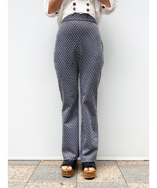 ENVYM(アンビー)の「カットジャガードフレアPT(その他パンツ・レディース・グレー/ベージュ・FREE)」の11枚目の写真