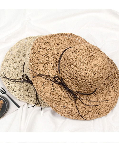 LIPSERVICE(リップサービス)の「ペーパーリボンハット【ZOZOTOWN限定】(ハット・レディース・ホワイト/ベージュ・FREE)」の13枚目の写真