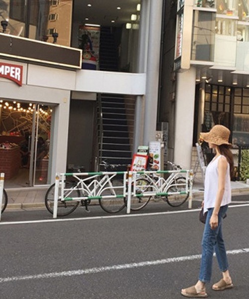 LIPSERVICE(リップサービス)の「ペーパーリボンハット【ZOZOTOWN限定】(ハット・レディース・ホワイト/ベージュ・FREE)」の10枚目の写真