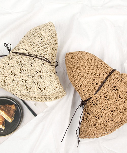 LIPSERVICE(リップサービス)の「ペーパーリボンハット【ZOZOTOWN限定】(ハット・レディース・ホワイト/ベージュ・FREE)」の11枚目の写真