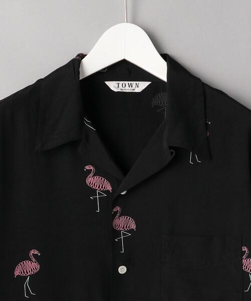 BEAUTY&YOUTH UNITED ARROWS（ビューティーアンドユースユナイテッドアローズ）の「＜TOWN＞ SPRING FLAMINGO/シャツ（シャツ/ブラウス・メンズ・ホワイト/ブラック・SMALL/LARGE/MEDIUM）」の10枚目の写真