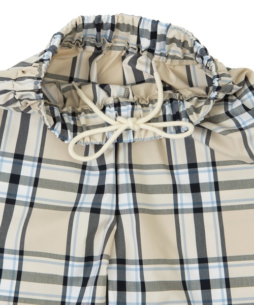 PUNYUS（プニュズ）の「チェックイージーパンツ（その他パンツ・レディース・ブラック/ベージュ・1/2/4/3）」の6枚目の写真