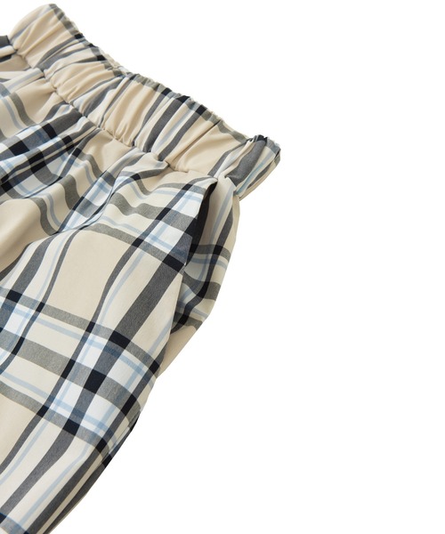 PUNYUS（プニュズ）の「チェックイージーパンツ（その他パンツ・レディース・ブラック/ベージュ・1/2/4/3）」の12枚目の写真