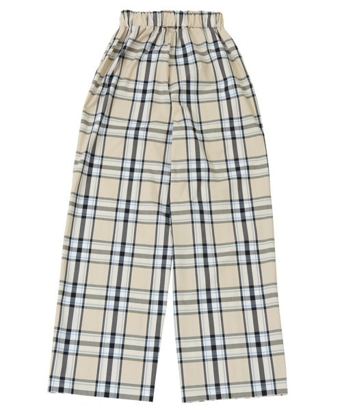 PUNYUS（プニュズ）の「チェックイージーパンツ（その他パンツ・レディース・ブラック/ベージュ・1/2/4/3）」の4枚目の写真