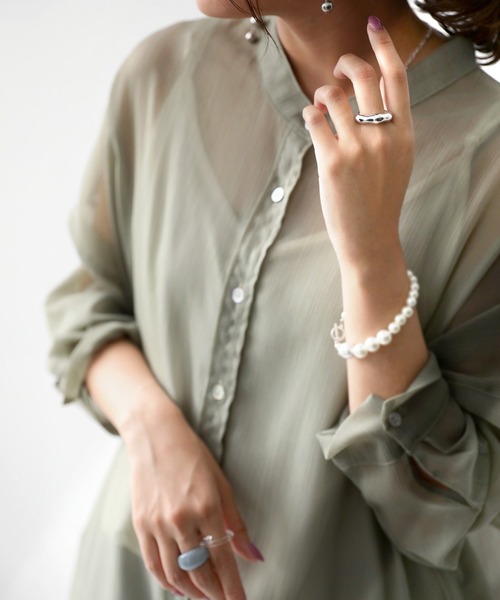 antiqua（アンティカ）の「異素材セットリング（リング・レディース・シルバー/ゴールド・FREE）」の4枚目の写真