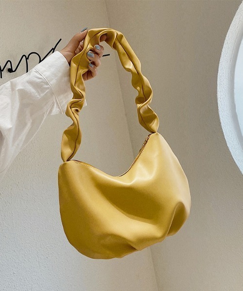 yuue' ( wear )（ユーイ）の「ギャザーショルダーバッグ（ショルダーバッグ・レディース・ブラック/ホワイト/イエロー/グリーン・FREE）」の11枚目の写真