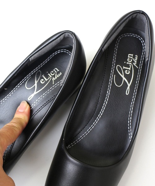 AmiAmi(アミアミ)の「リクルートオフィスパンプス/フォーマルパンプス/6cmヒール(パンプス・レディース・ブラック/ブラック系その他/ブラック系その他2・22cm/22.5cm/23cm/23.5cm/24cm/24.5cm/25cm)」の5枚目の写真