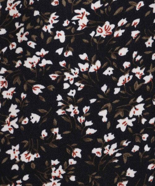 INGNI（イング）の「花柄シャーリングミニ／ワンピース（ワンピース・レディース・ブラック/オフホワイト/ミント・M）」の11枚目の写真