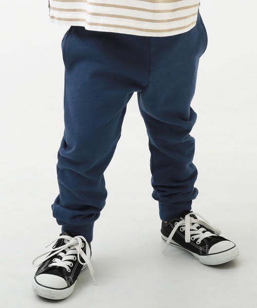 devirock（デビロック）の「無地スウェット裾リブパンツ（スウェットパンツ・キッズ・ブラック/ネイビー/ダークオリーブ/杢グレー/ブルー系その他/パープル系その他/ヘザーチャコール/ブルー系その他2・80ｃｍ/90cm/110cm/100cm/120cm/130cm/140cm/150cm/160cm）」の7枚目の写真
